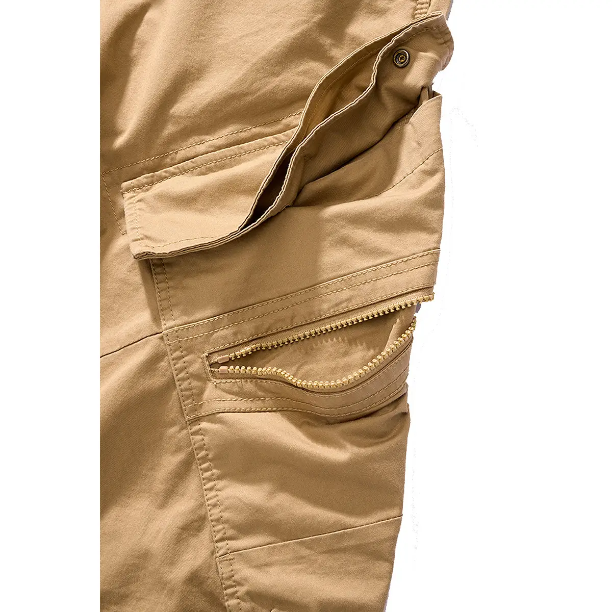 BRANDIT Adven Slim Fit Trousers camel