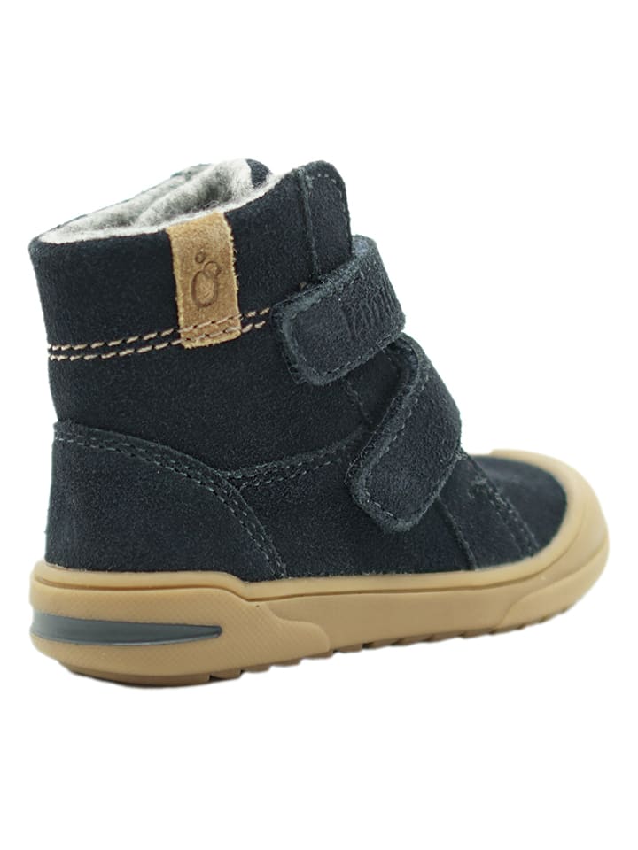 lamino Leder-Boots in Dunkelblau günstig kaufen
