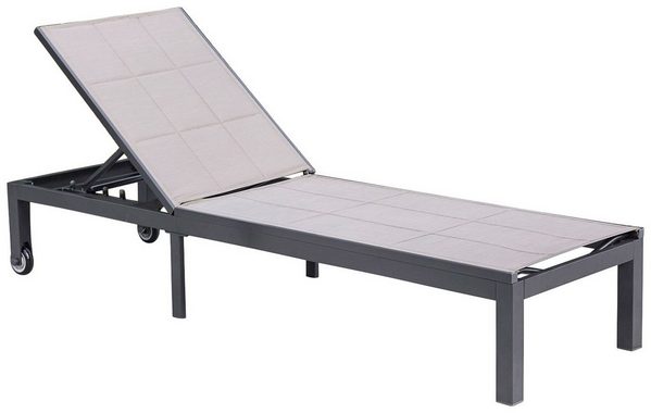 MERXX Gartenliege Trivero, Alu/Textil, verstellbar