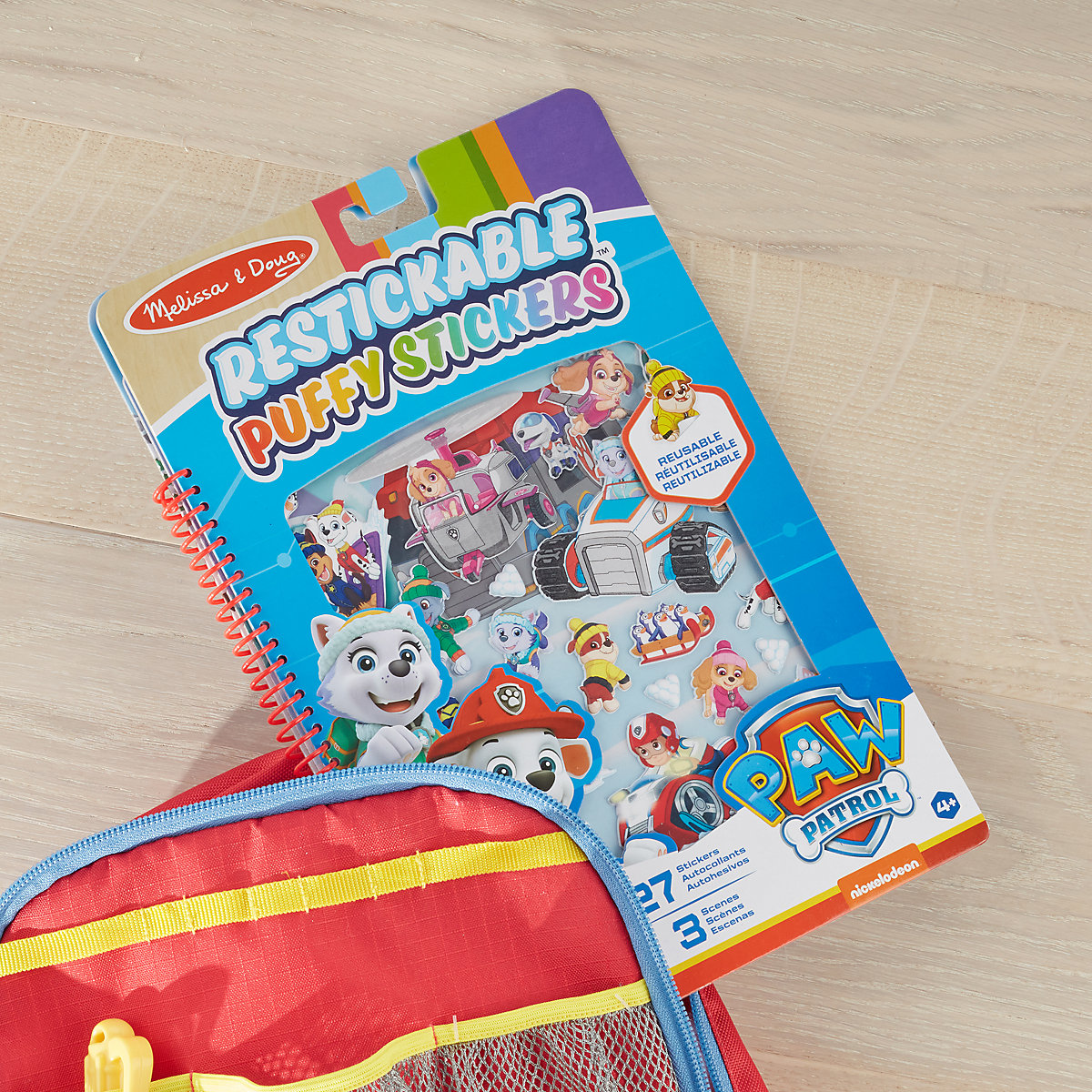 PAW Patrol wiederaufklebbare, bauschige Sticker – Jake´s Berg