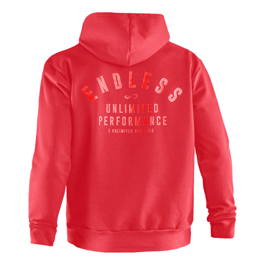 Rush Hoody Herren - Rot, Koralle