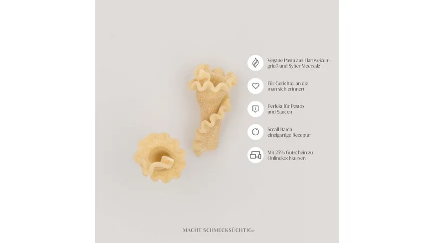 THE GOLDEN CIRCLE Campanelle Sylter Meersalz by Sascha Stemberg 250 g