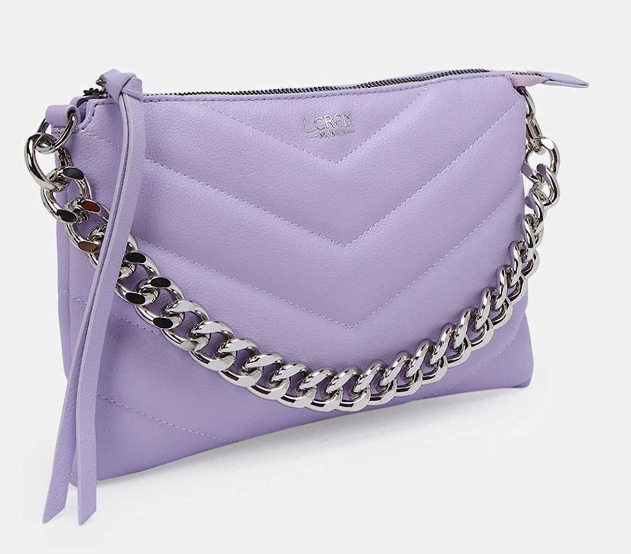 L. CREDI Handtaschen lila/pink
