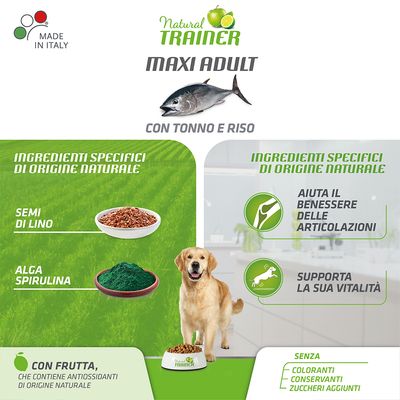 Trainer Dog Natural ADULT MAXI with Fish & Rice