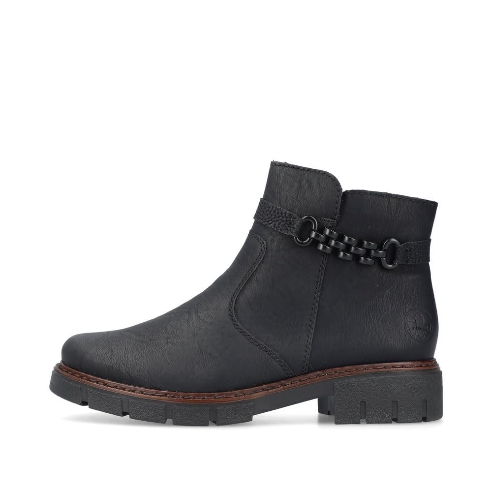 RIEKER Stiefeletten schwarz HWK Damen Stiefel