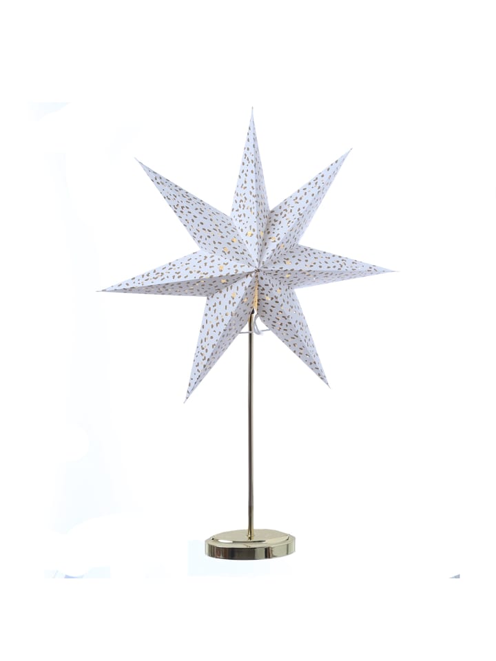 MARELIDA LED Papierstern Mira Leuchtstern H: 75cm in weiß, gold günstig kaufen onesize