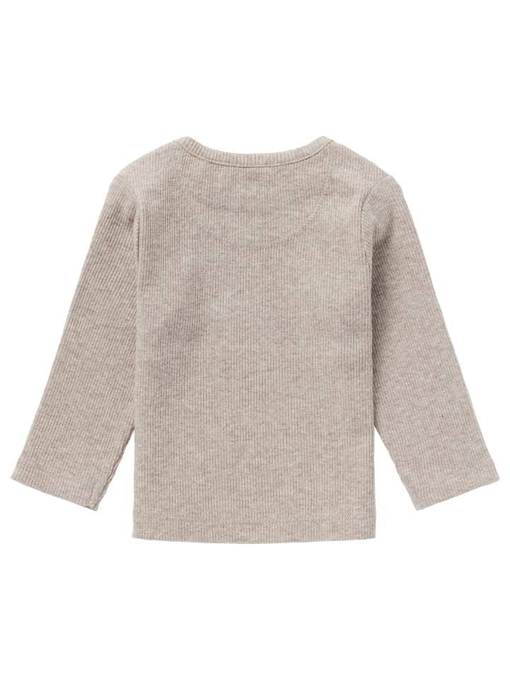 Noppies Langarmshirt Natal in Taupe Melange günstig kaufen