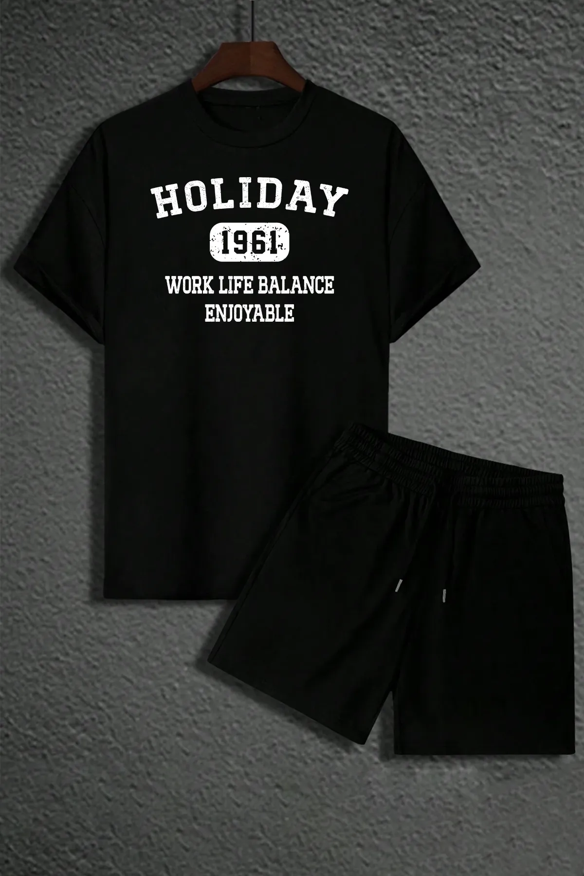 uyguntarz  Unisex-Shorts-Set mit Urlaubsprint