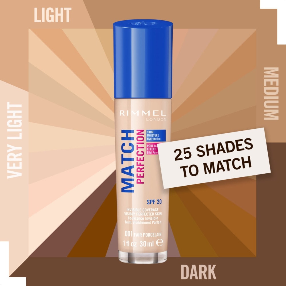 Rimmel London Fond de Teint Match Perfection