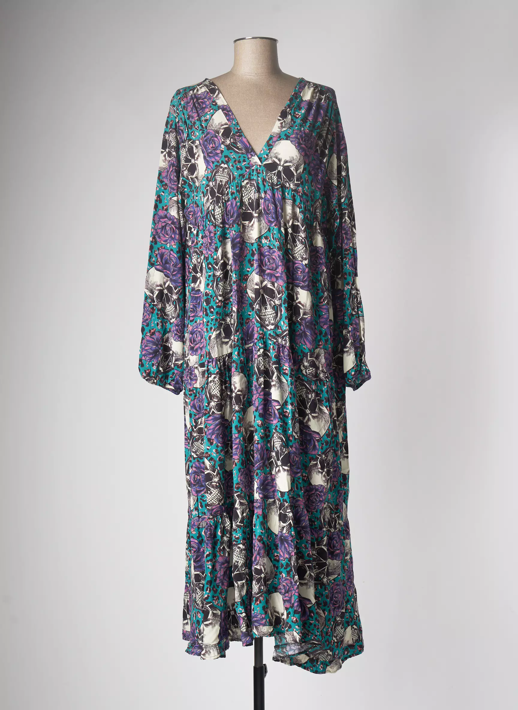 Banditas From Marseille Robes Longues Femme couleur violet