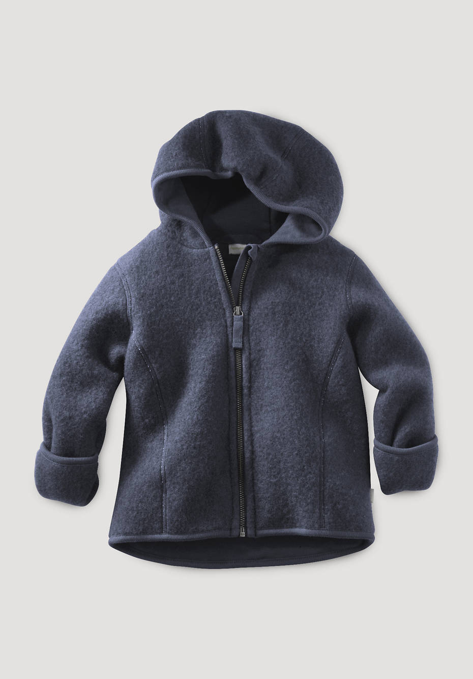 Wollfleece-Jacke aus reiner Bio-Merinowolle
