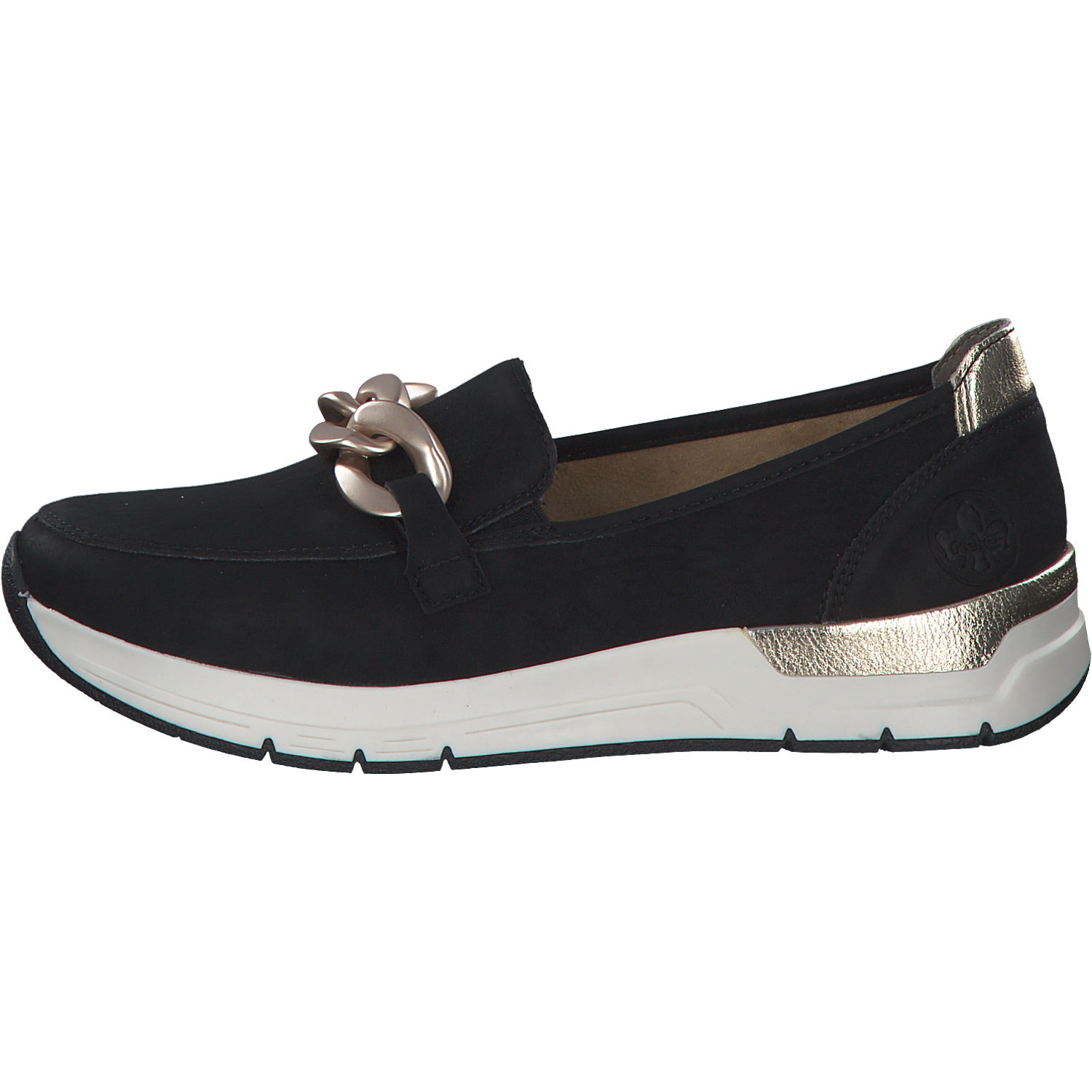 Rieker 58944, Mokassins, Damen, Schwarz