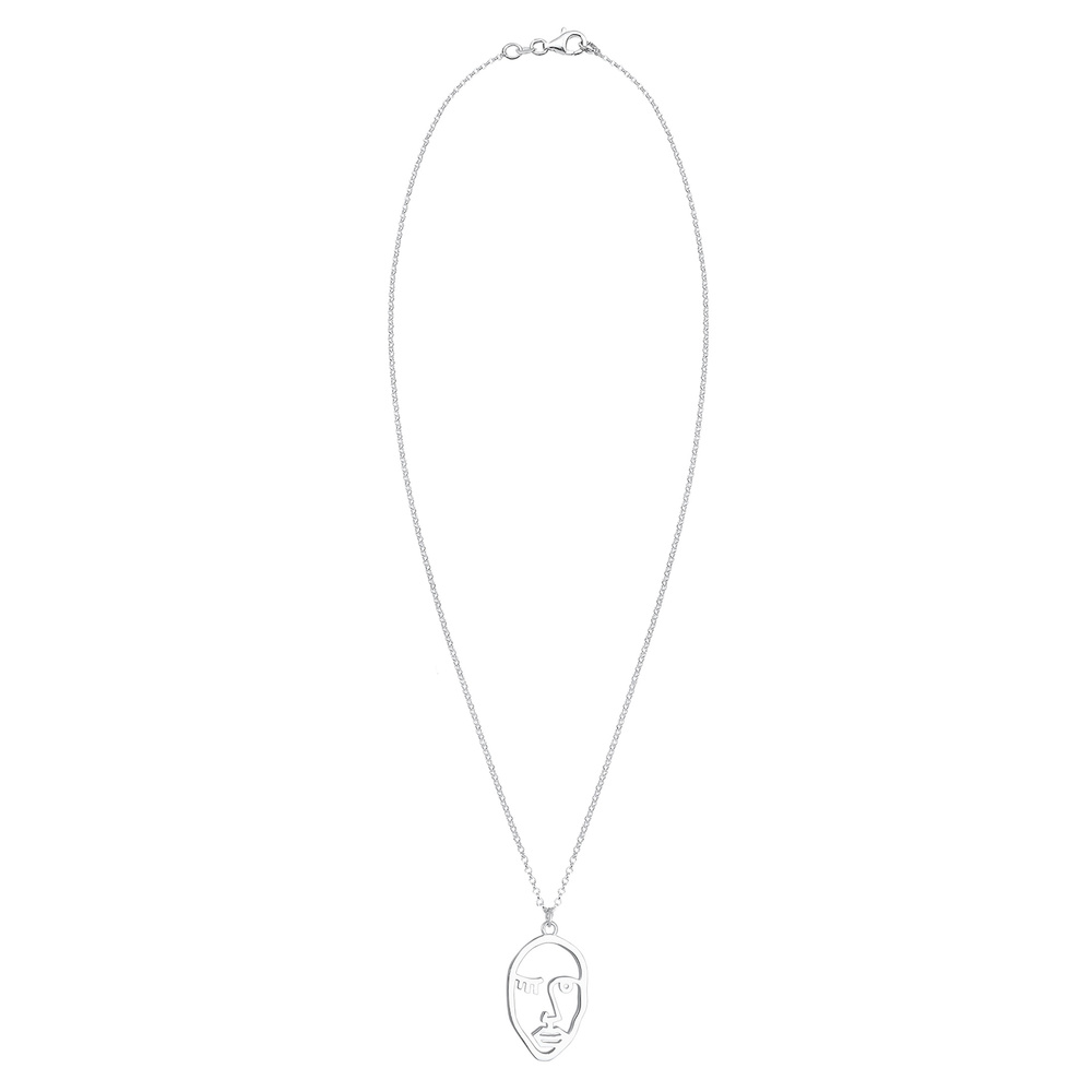 Elli Elli Collier Twinkle Face Collier Femme  (925/1000) Argent Bijoux