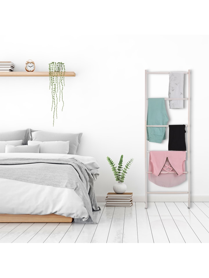 relaxdays Handtuchleiter in Weiß - (B)55 x (H)170 cm günstig kaufen onesize
