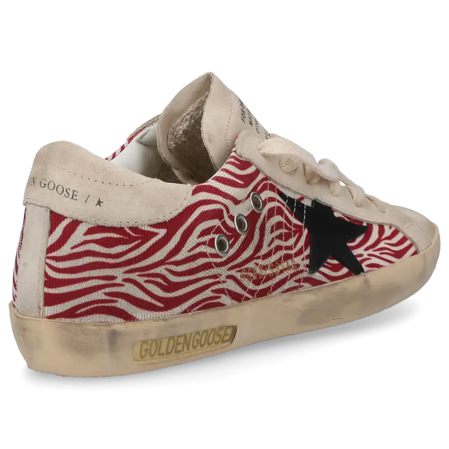 Golden Goose - Damenschuhe SUPER-STAR CLASSIC Veloursleder Canvas - beige