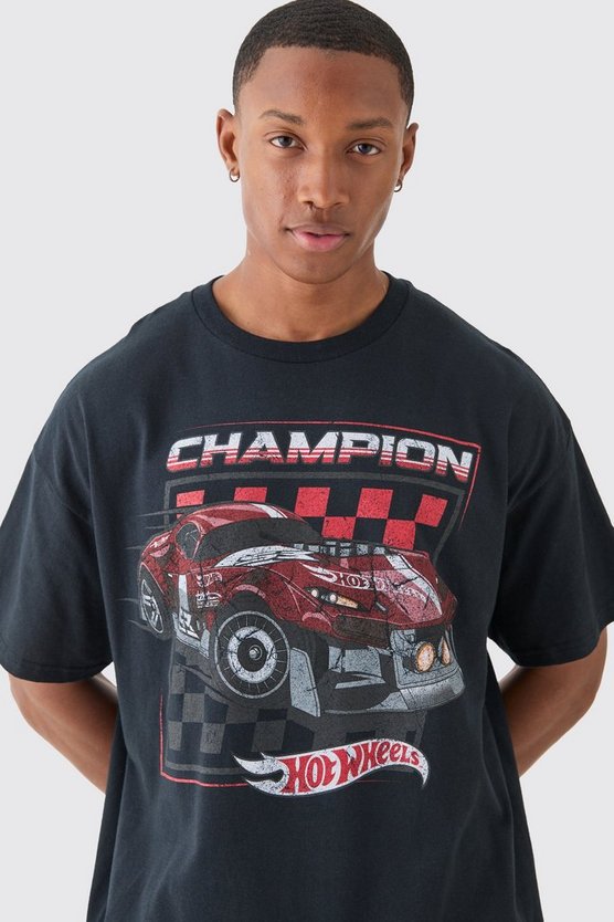 T-Shirt mit lizenziertem Hot Wheels Print