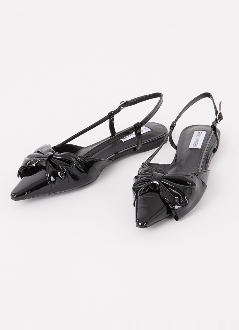 Balerini Steve Madden din piele lăcuită strălucitoare