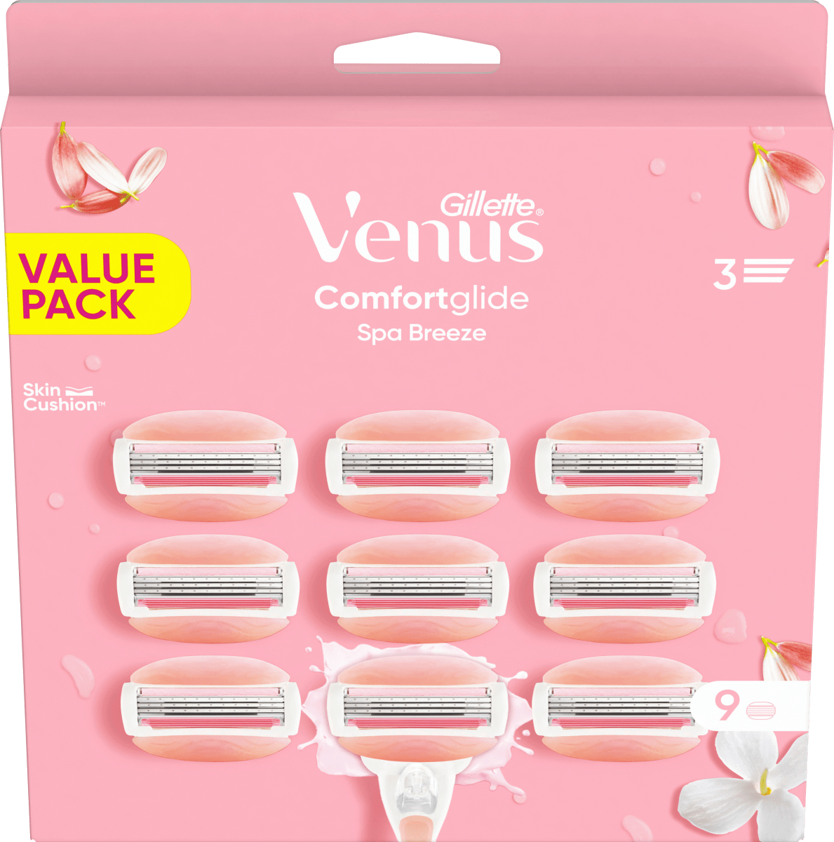 Rasierklingen, Comfortglide Spa Breeze, 9 St