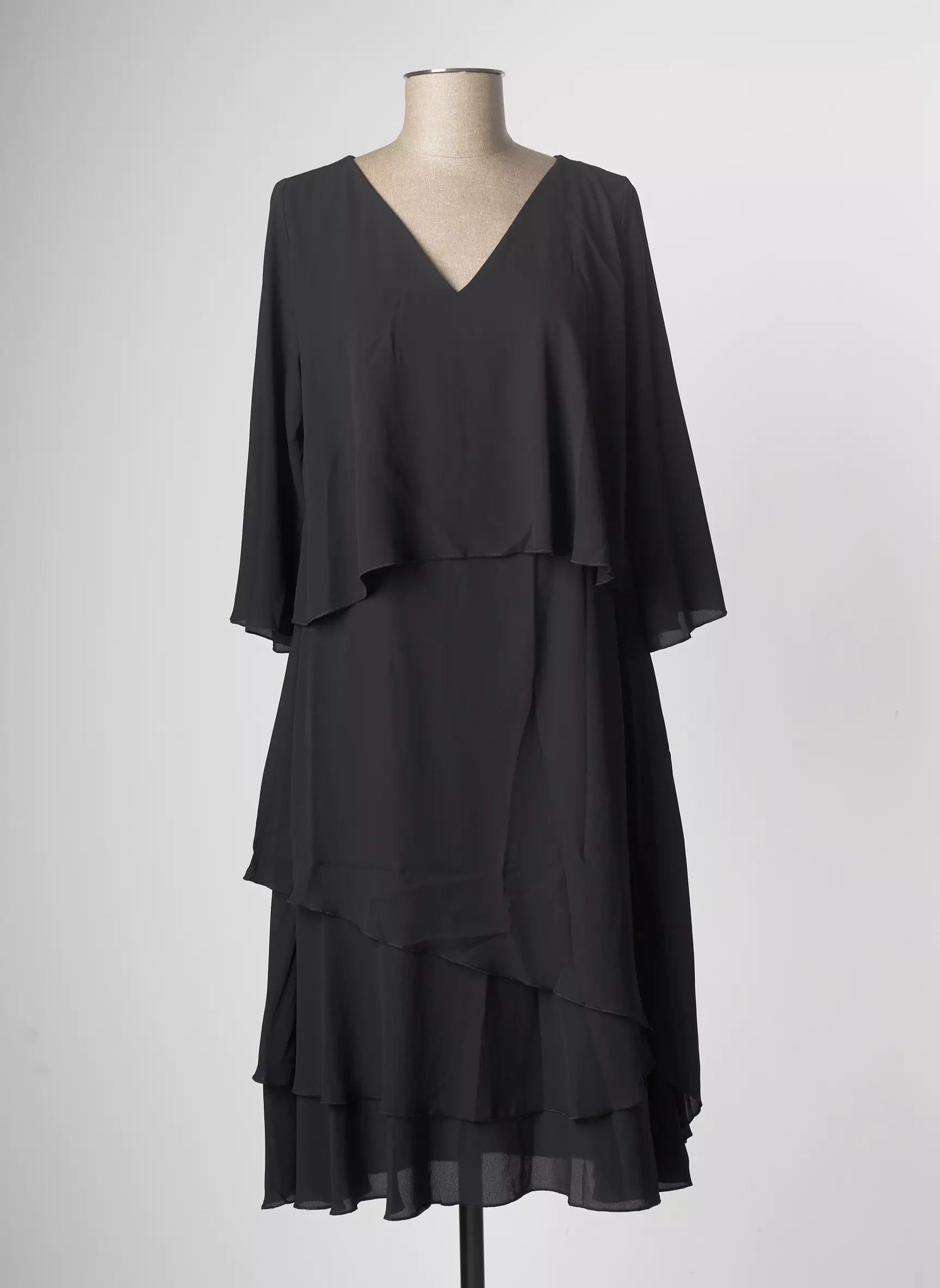 Multiples Robes Mi Longues Femme couleur noir