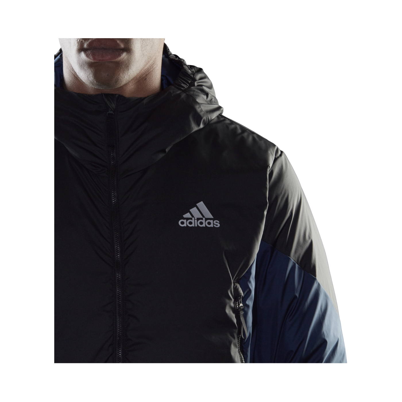 adidas 11.11 Daunenjacke Schwarz Blau