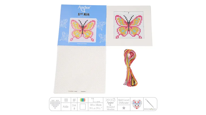 Anchor Stickset 1st Kit - Schmetterling