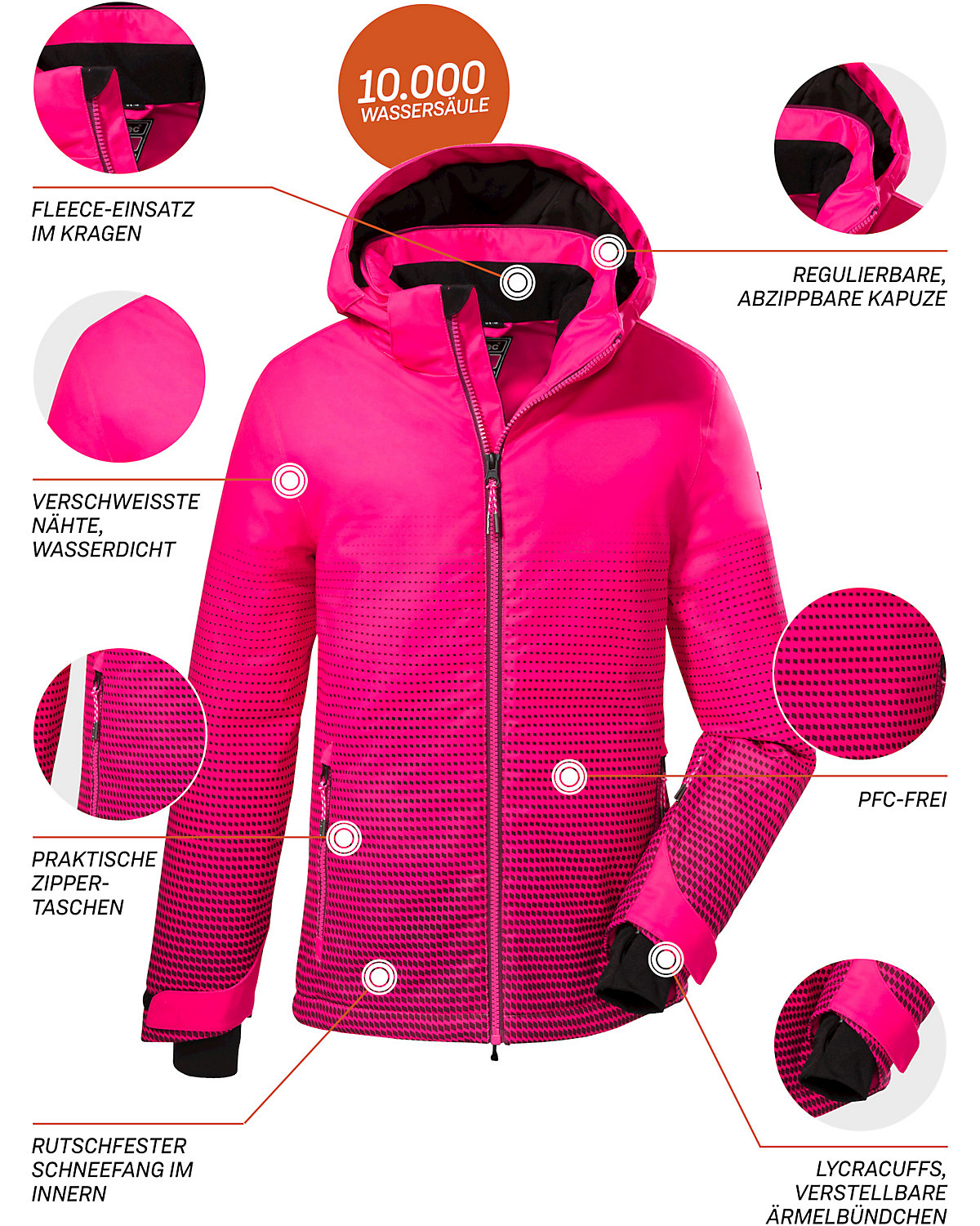 Skijacke für Mädchen