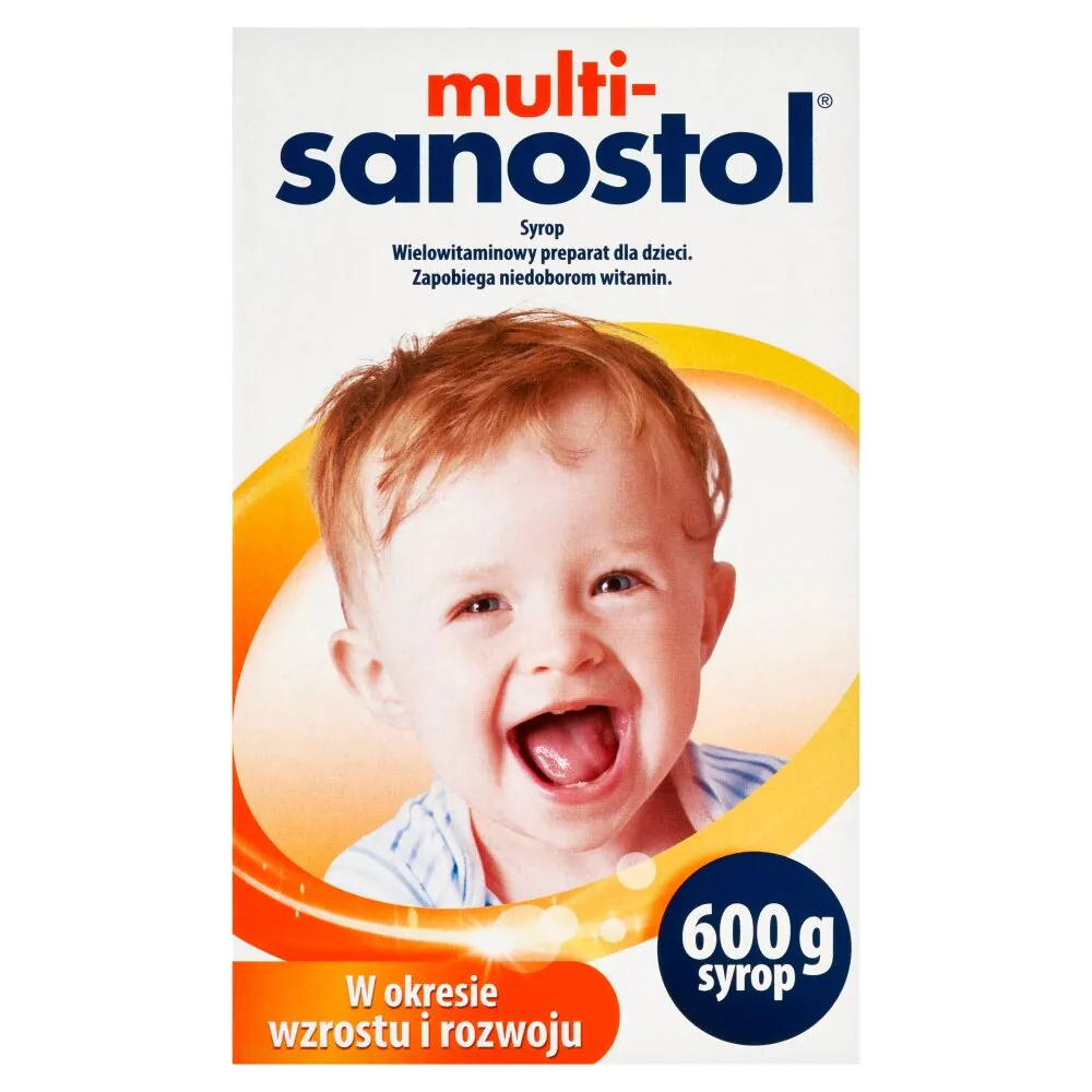 Πολυβιταμινούχο σιρόπι Multi-Sanostol για παιδιά, 600 g
