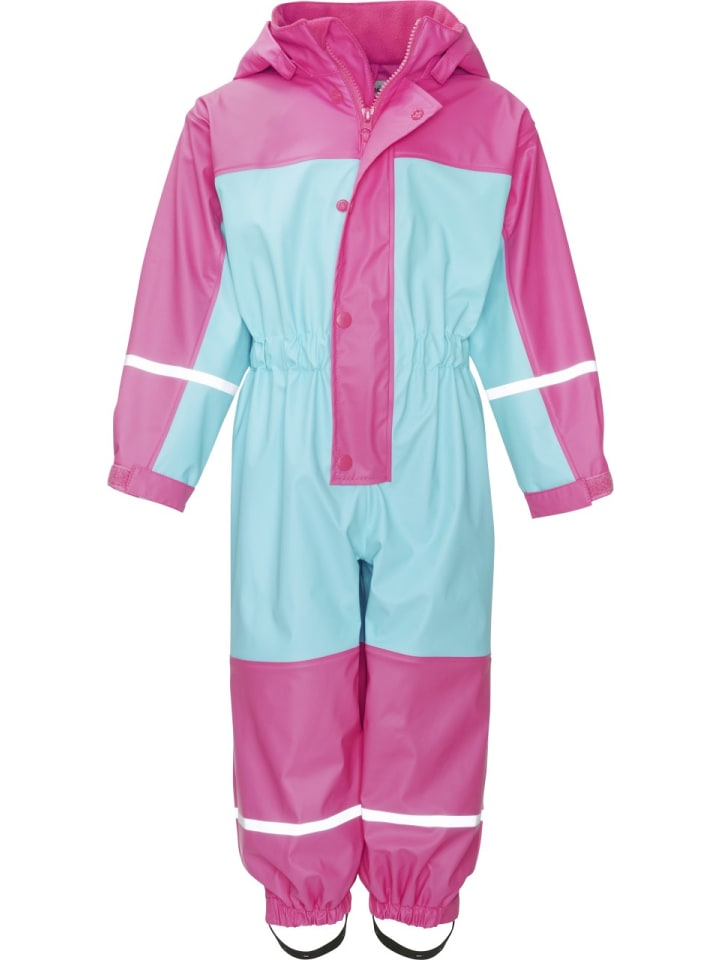 Playshoes Overall Basic mit Fleecefutter in Türkis günstig kaufen
