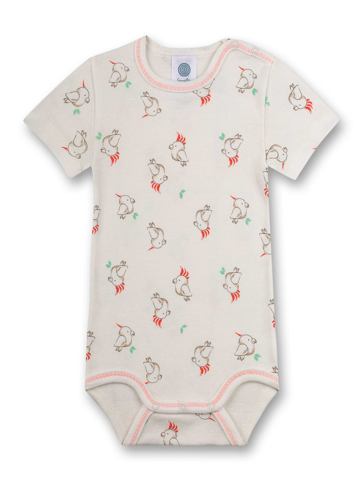Sanetta Kurzarmbody in Weiß günstig kaufen