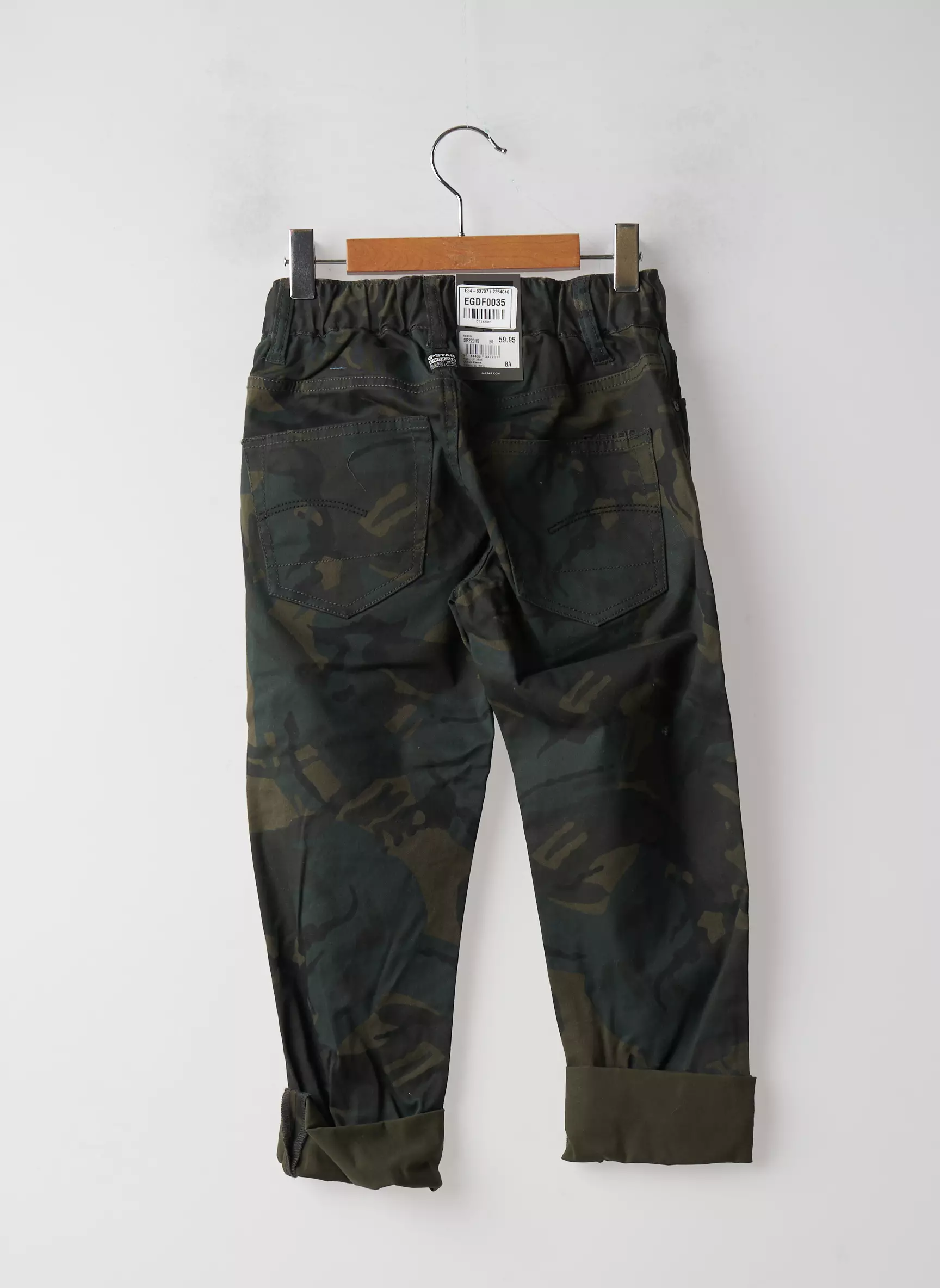 G Star Pantalons Slim Garcon couleur vert