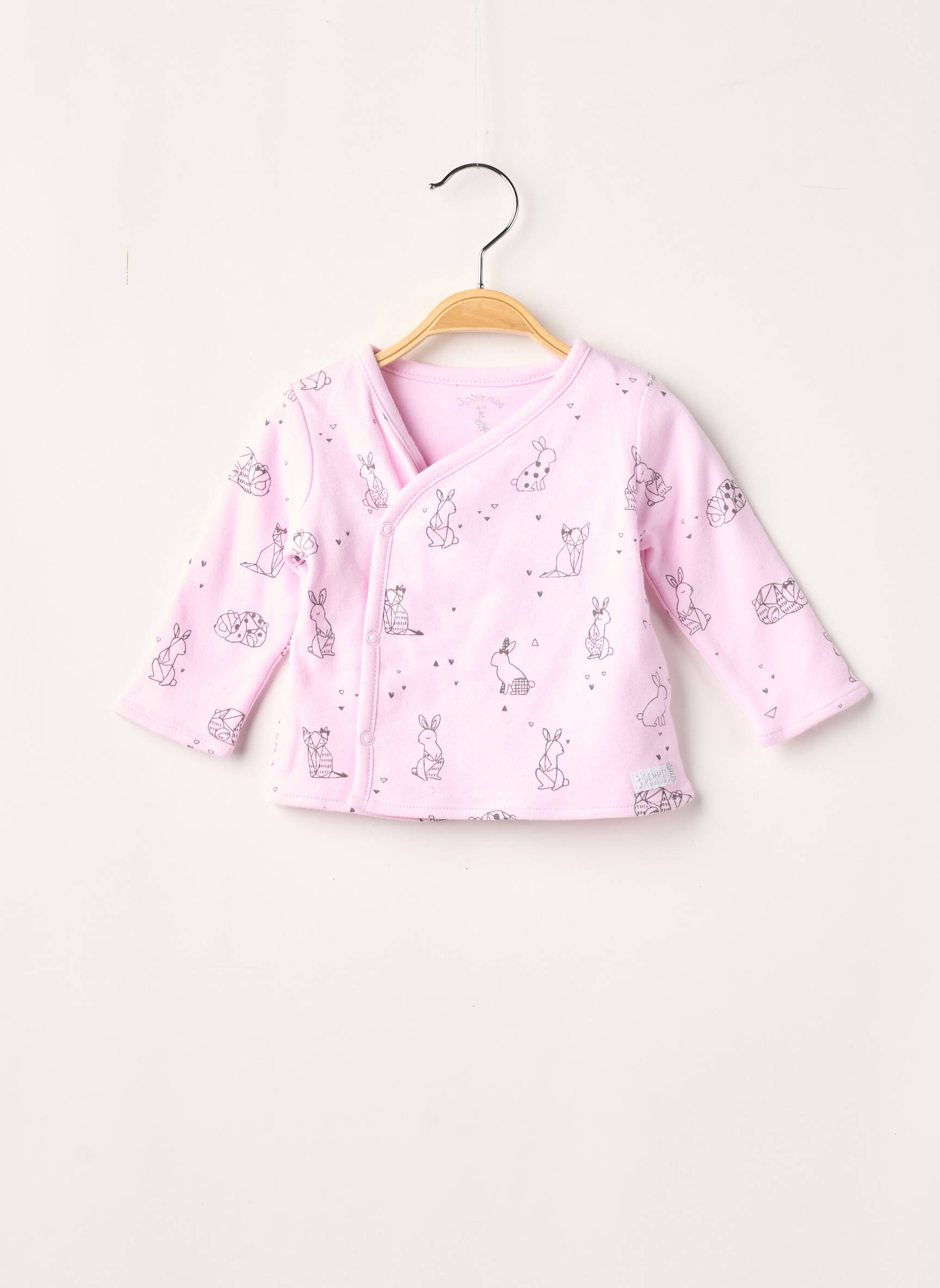 3 Pommes Cardigans Enfant couleur rose