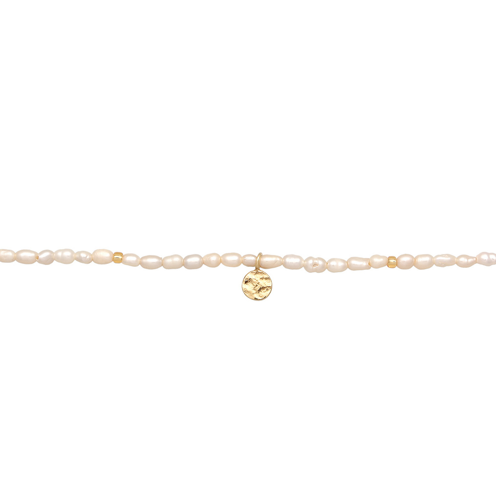 Elli PREMIUM Elli PREMIUM Collier Femmes Choker Classique Elégant avec perles d'eau douce en a collier