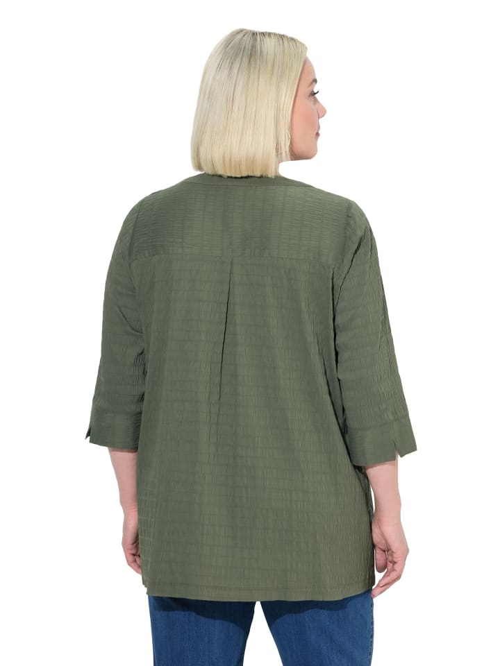 Ulla Popken Tunika in olivgrau günstig kaufen