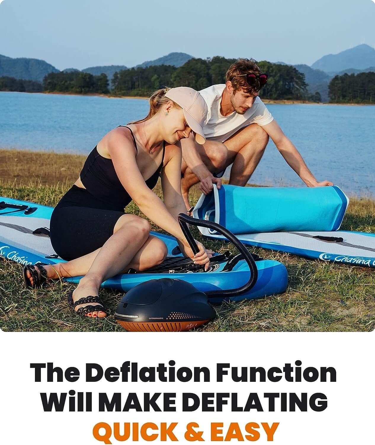 Outdoor Master Akku-Luftpumpe The Whale 6000mAh Sup Pumpe