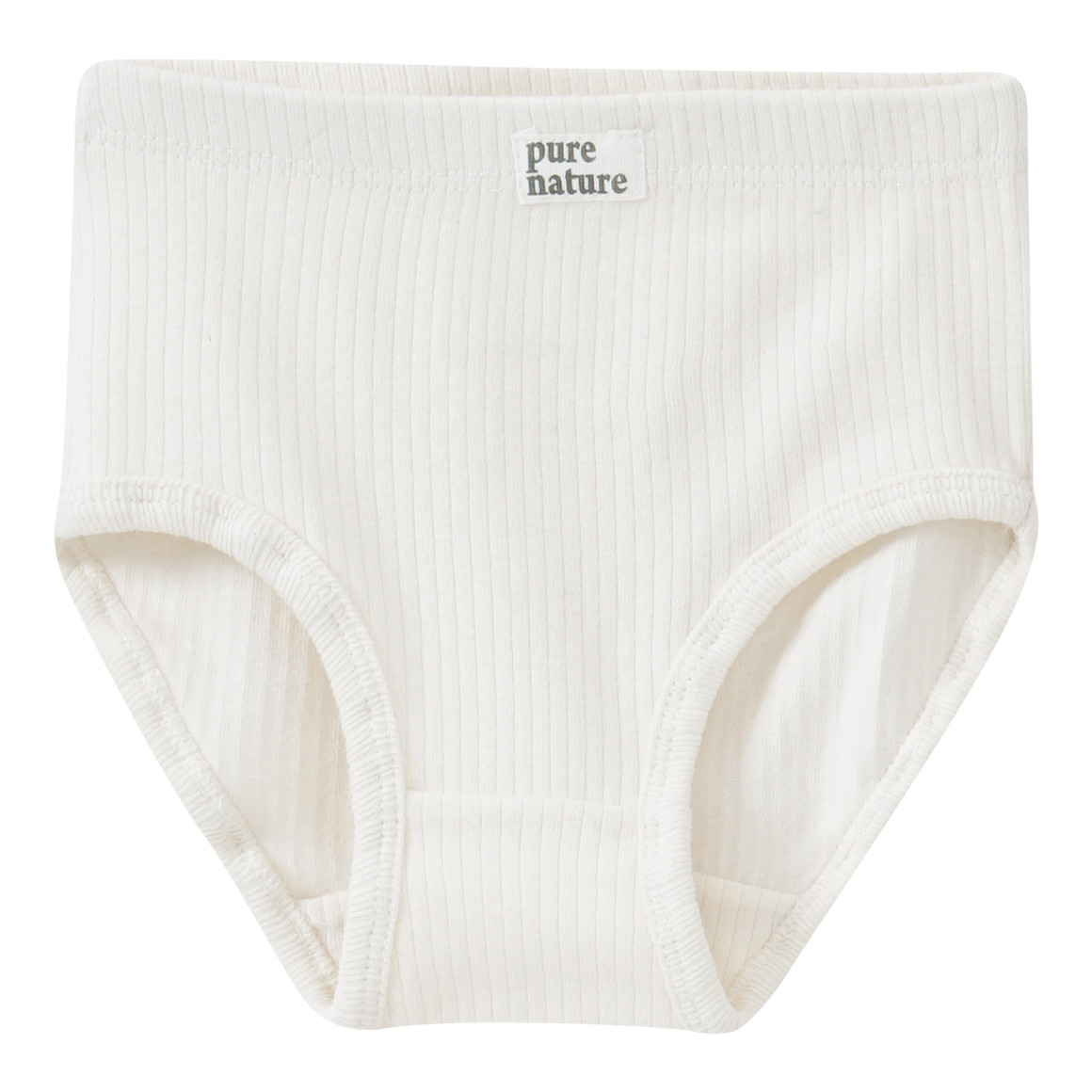 3 Baby Slips mit Rippstruktur