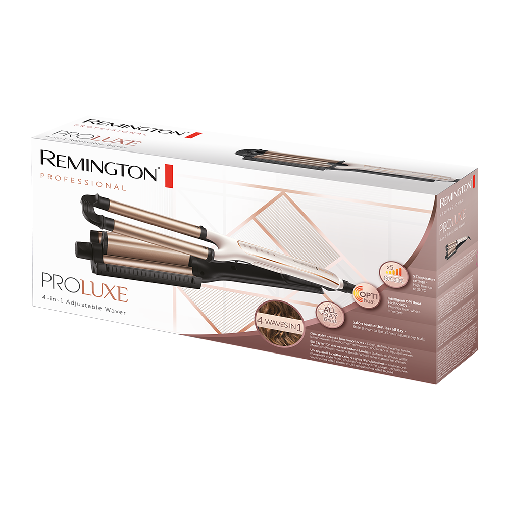 PROluxe 4-in-1 verstellbares Welleneisen