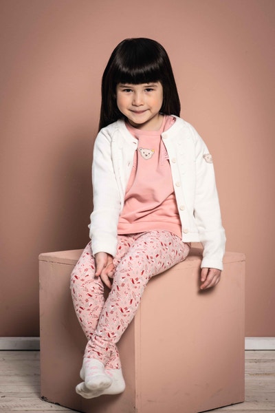 Leggings, rosa für Mädchen