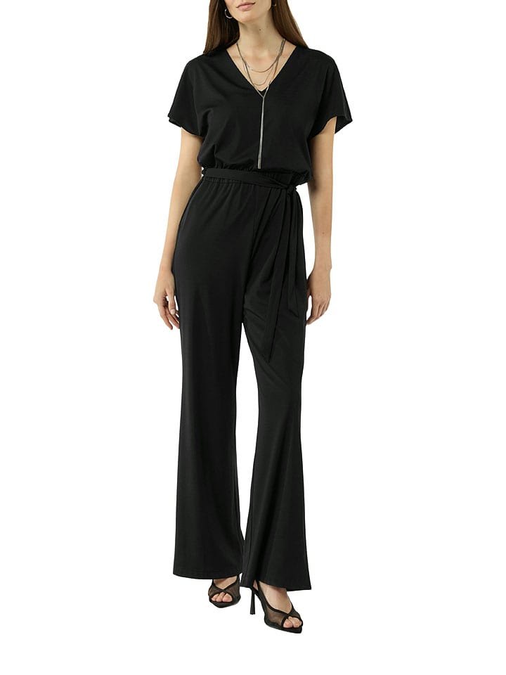 comma Jumpsuit in Schwarz günstig kaufen