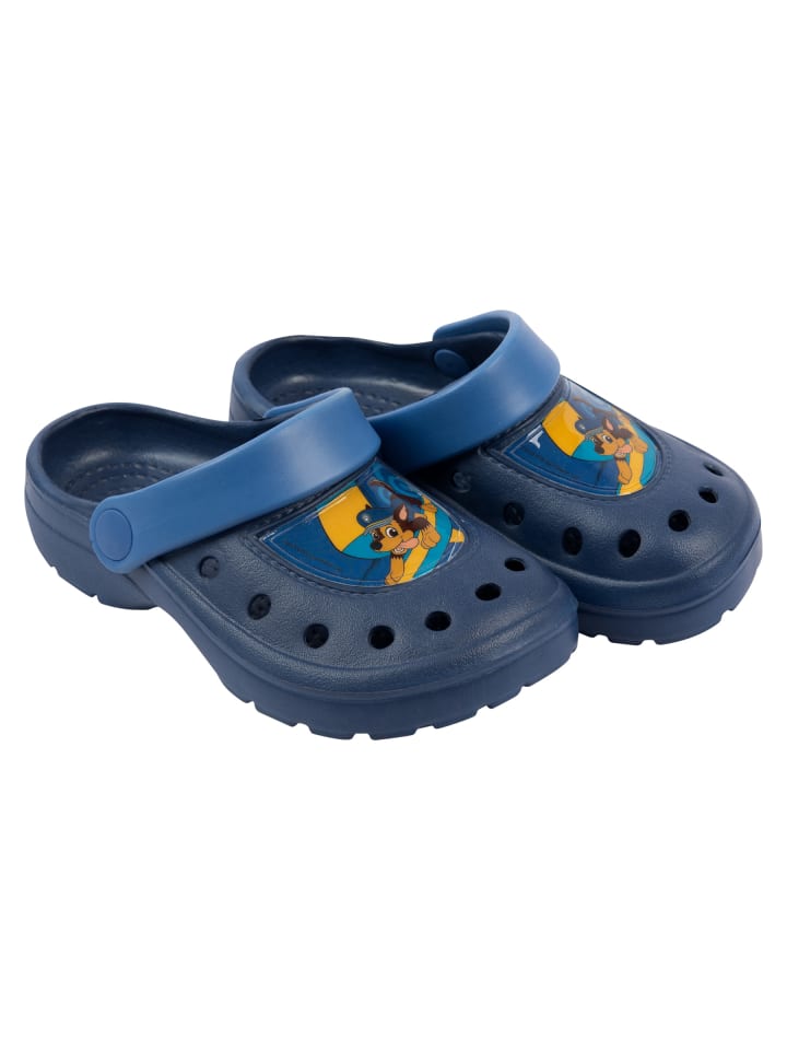 Paw Patrol Paw Patrol Clogs Chase Sandalen Pantoletten Gartenschuhe rutschfest in blau günstig kaufen