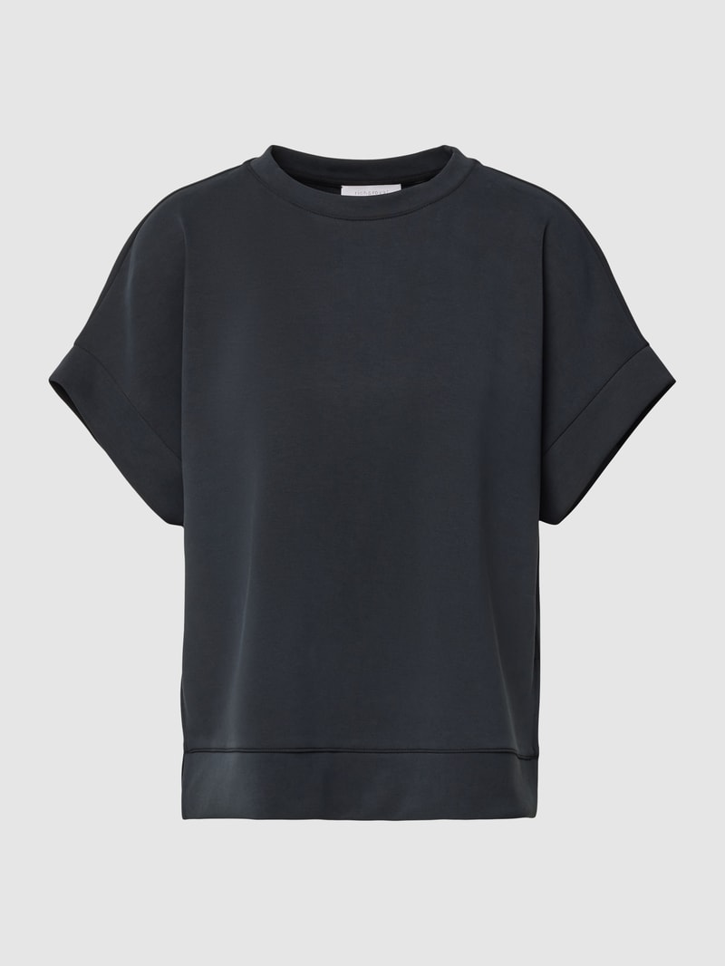 Sweatshirt mit Rundhalsausschnitt in black