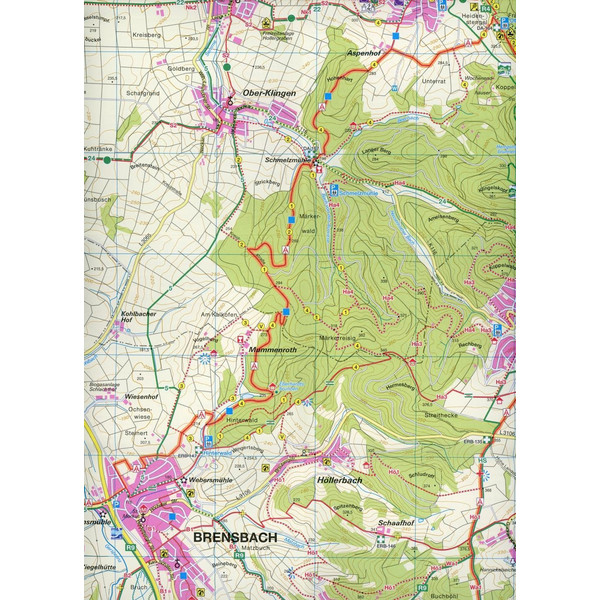 Breuberger Land 1:20.000 - Wanderkarte