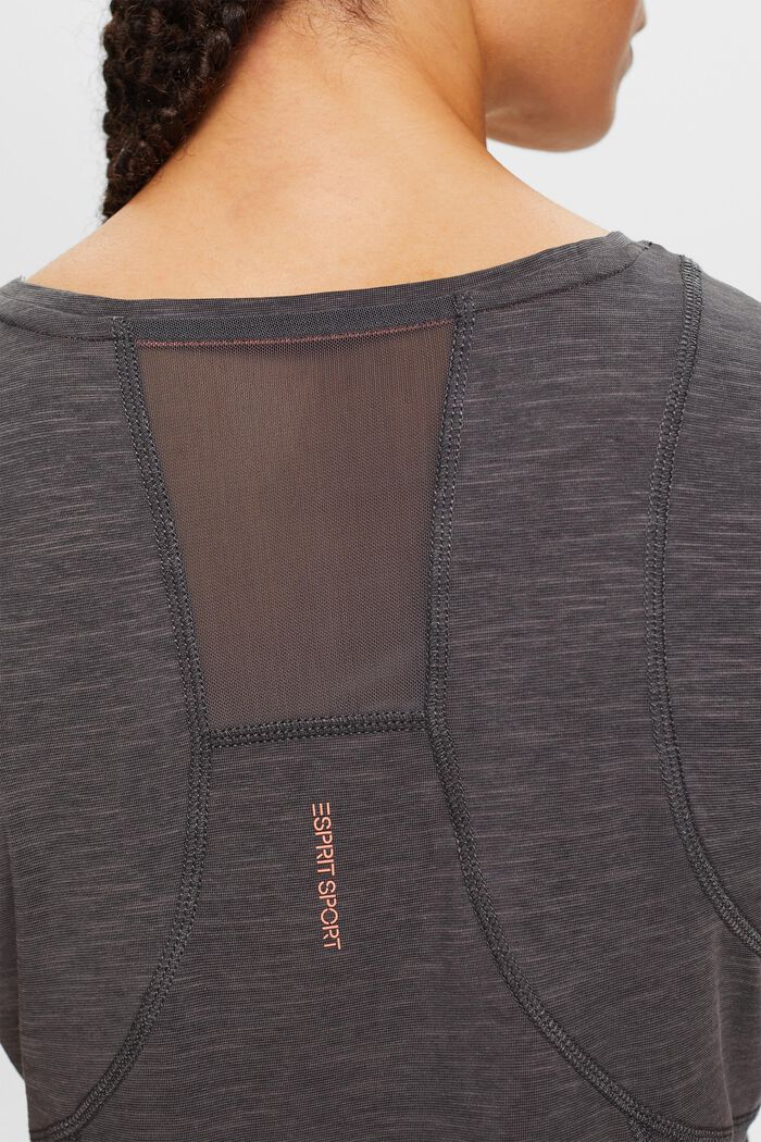 Recycelt: Active T-Shirt mit Mesh-Einsätzen