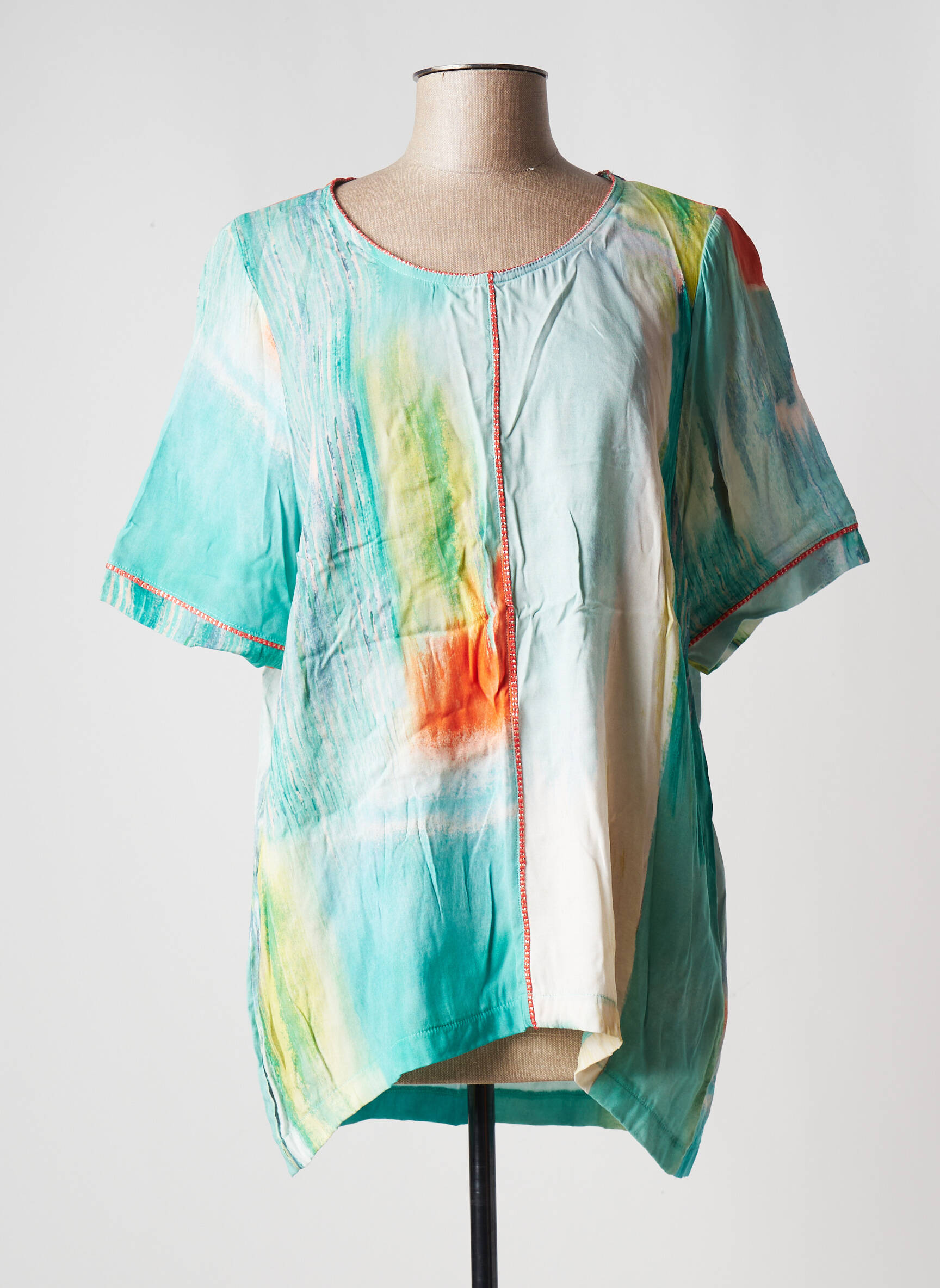 Aprico Tuniquemanchecourte Femme couleur bleu