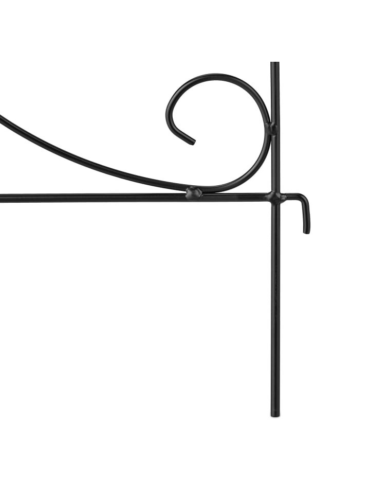 relaxdays 6 x. Beetzaun in Schwarz günstig kaufen onesize