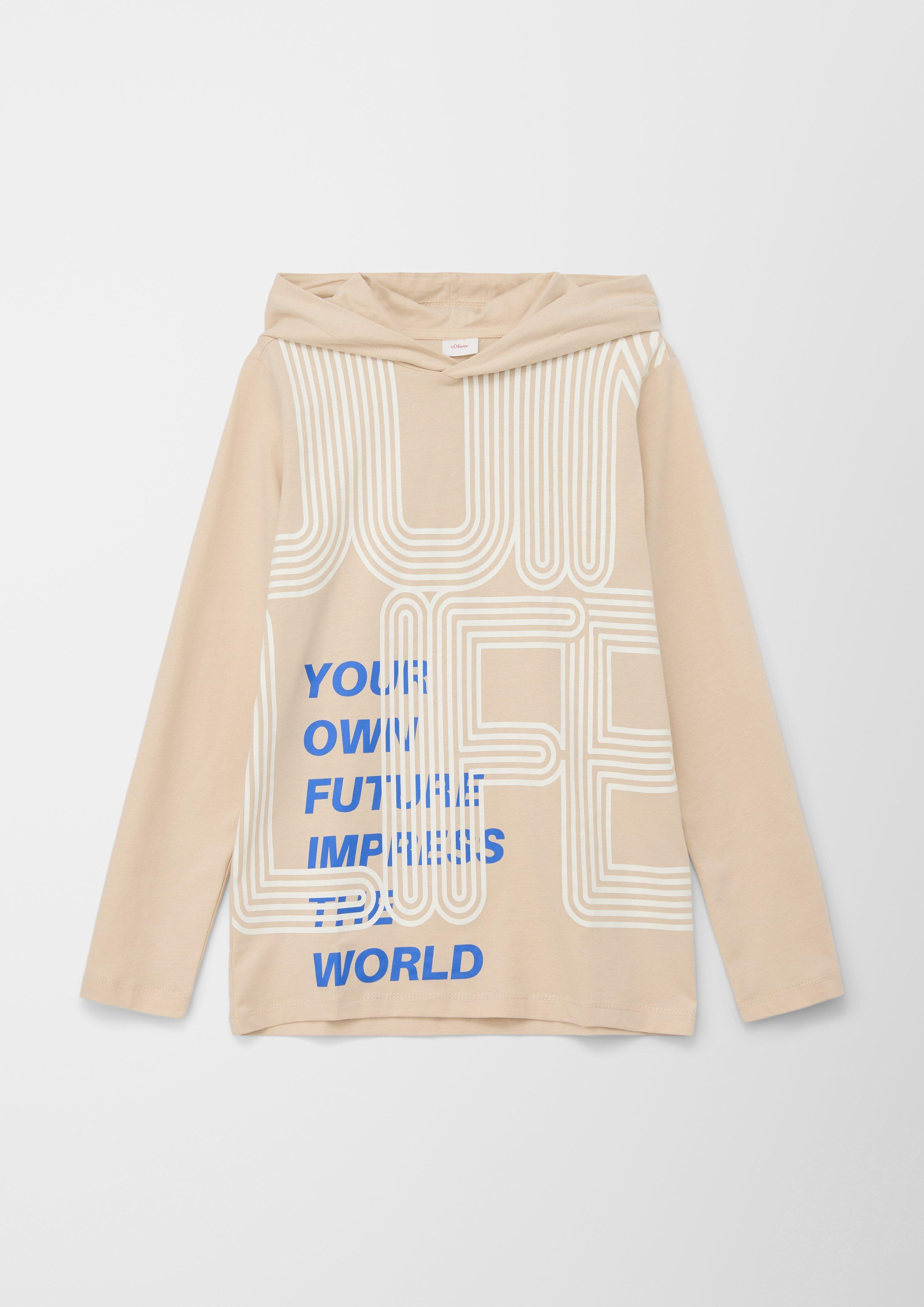 Kapuzenshirt aus Baumwolljersey  2123058-8120