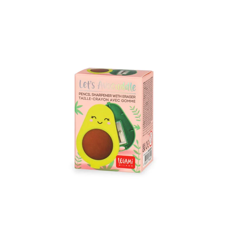 Strúhadlo na ceruzky s gumou - Let's Avocuddle