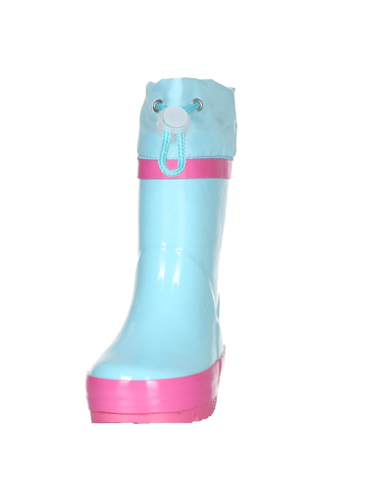 Playshoes Gummistiefel Basic gefüttert in Türkis günstig kaufen