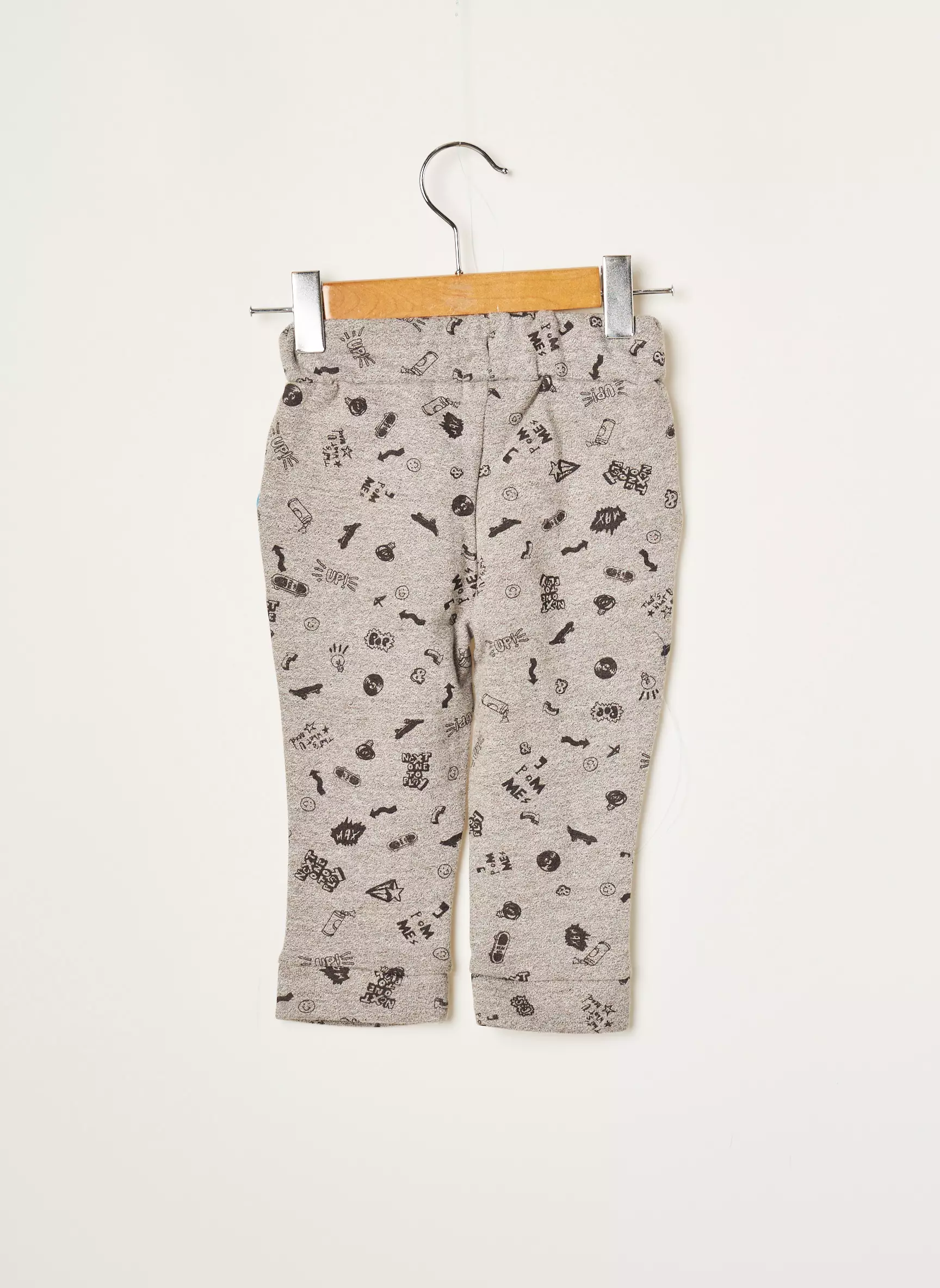 3 Pommes Jogging Garcon couleur gris