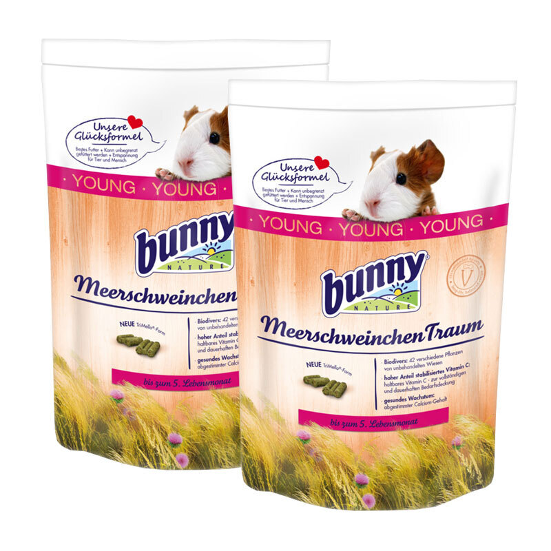 Bunny Hauptfutter Bunny MeerschweinchenTraum young 2x1,5 kg