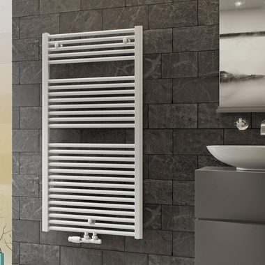 Ximax Badheizkörper Tip 1172 mm x 600 mm, 680 Watt, Mittenanschluss, weiß